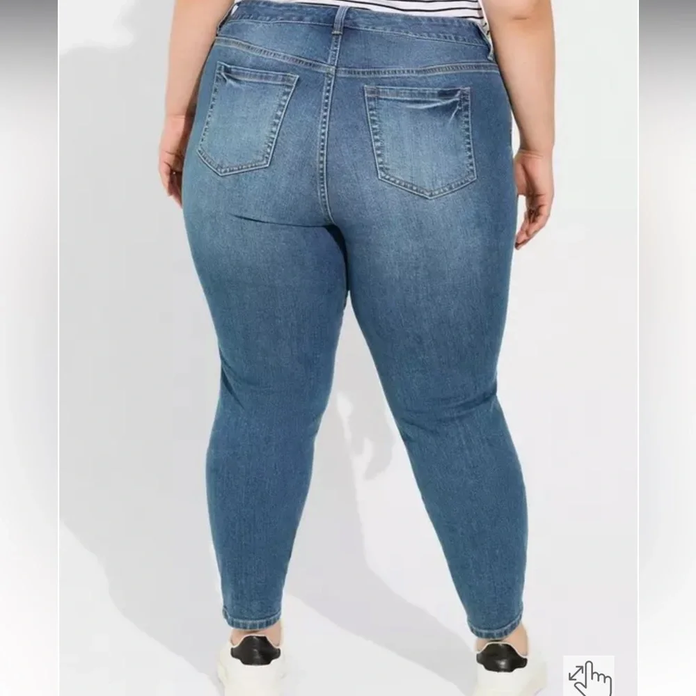 Torrid 14 X-Short Perfect Skinny Ankle Vintage Stretch Mid-
Rise Jean EUC - Picture 8 of 9